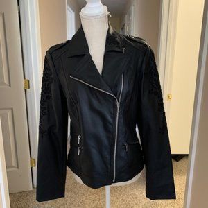 Women's Inc Faux Leather Moto Jacket